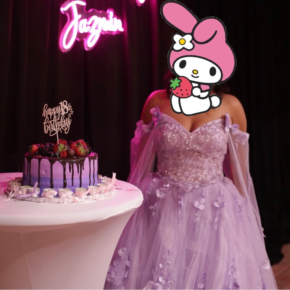 Lavender Off-the-Shoulder Quinceñera/Sweet16/Debut Dress 💜